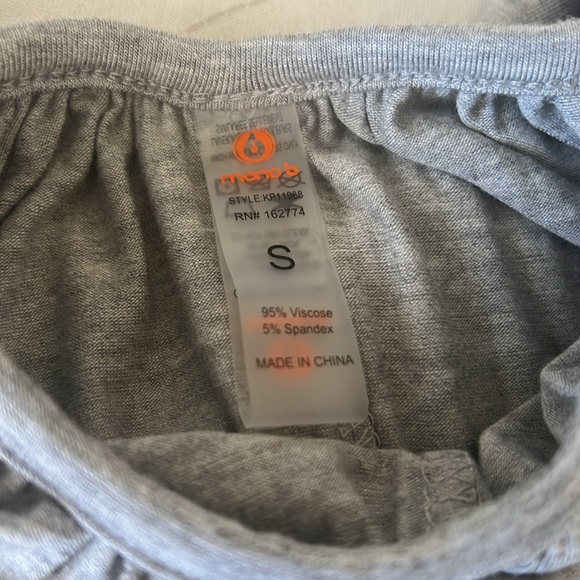 “Free to Flow” Jumpsuit Gray Thin Tie Strap Wide Leg New S - Picture 9 of 13